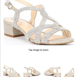 BRAND NEW Alex Marie Rhinestone Dress Sandals from Dillards (Size 8.5)